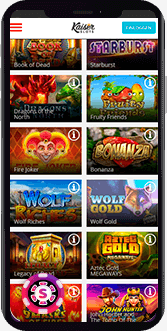 kaiser slots casino mobil
