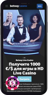 betway casino mobil