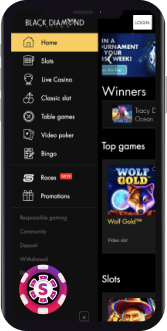 black diamond casino mobil