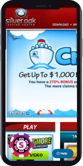 silver oak casino mobil