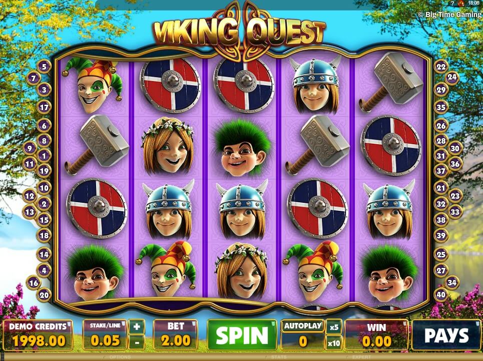 vikings quest spielautomat - microgaming