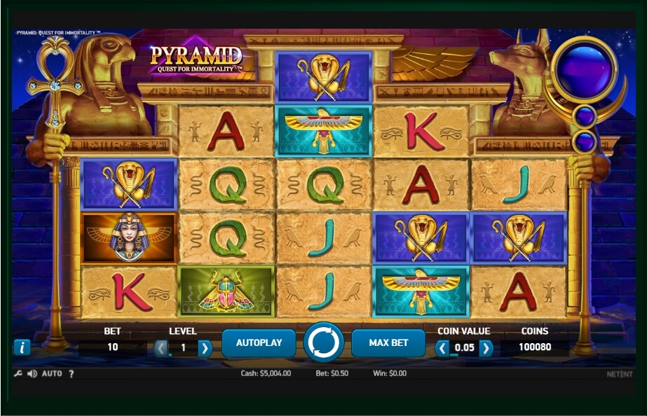 pyramid quest for immortality spielautomat - netent