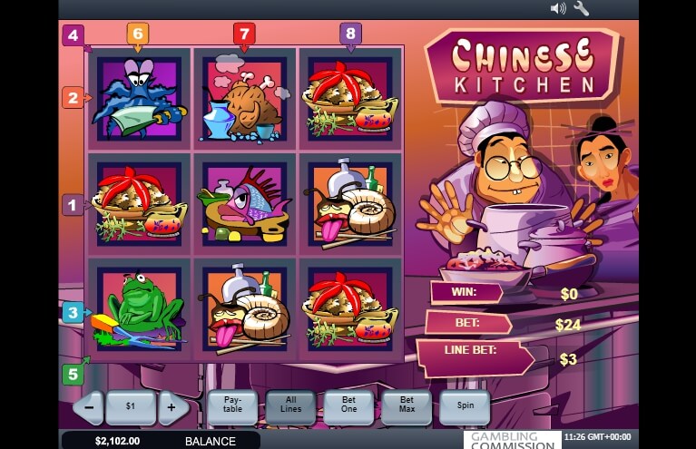 chinese kitchen spielautomat - playtech